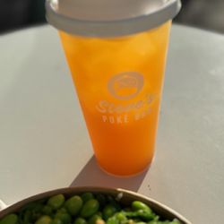 Steve’s Poke Bar - Delicious tropical green tea, super tasty!