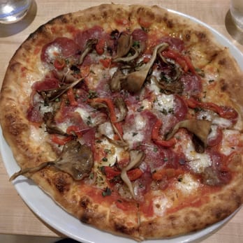 The Osprey - Ham & Cheese Pizza with added mushrooms and "Extra Cheese" - Seafood Near Me - Orlando, Florida The Osprey - Ham & Cheese Pizza with added mushrooms and "Extra Cheese" - Seafood Near Me - Orlando, Florida