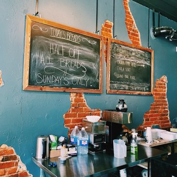 Leaven Bakery - a chalkboard on the wall - Bakeries Near Me - New Albany, Indiana Leaven Bakery - a chalkboard on the wall - Bakeries Near Me - New Albany, Indiana