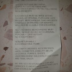 Fashion Q - POLICY