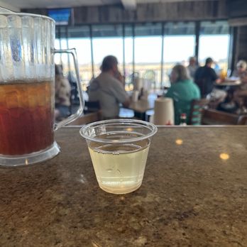 Our Deck Down Under - Dinner with a view and some Chardonnay - Seafood Near Me - Port Orange, Florida
