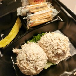 Chicken Salad Chick - Classic Carol All white meat, shredded chicken, finely minced celery, mayonnaise, & our secret seasoning.