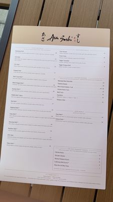 Menu photo 3 Asa Sushi Denver, CO Menu photo 3 Asa Sushi Denver, CO