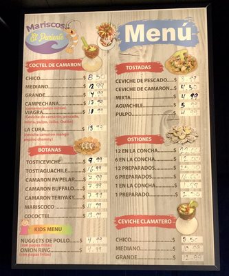 Menu photo 1 Aguachiles Y Clamatos El Pariente Ogden, UT Menu photo 1 Aguachiles Y Clamatos El Pariente Ogden, UT