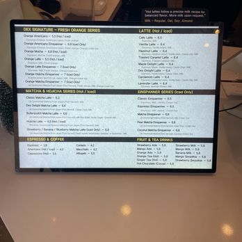 Dex Coffee - Menu - Coffee & Tea Near Me - Fountain Valley, California Dex Coffee - Menu - Coffee & Tea Near Me - Fountain Valley, California