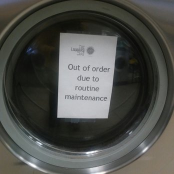 The Laundry Cafe - Several of these signs on several machines. Washer and dryers of various sizes. - Laundromat Near Me - Philadelphia, Pennsylvania The Laundry Cafe - Several of these signs on several machines. Washer and dryers of various sizes. - Laundromat Near Me - Philadelphia, Pennsylvania