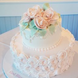 a wedding cake