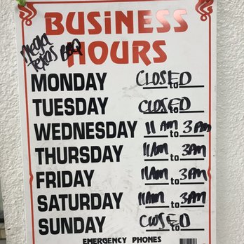 MEGA Texas Barbeque - Photo taken 04/28/2023 - Notice limited hours - Caterers Near Me - Fresno, California MEGA Texas Barbeque - Photo taken 04/28/2023 - Notice limited hours - Caterers Near Me - Fresno, California