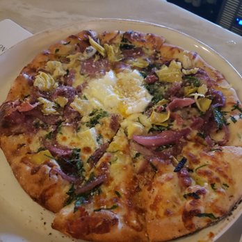 M Italian - Prosciutto egg artichoke onion pizza - Diners Near Me - Chagrin Falls, Ohio M Italian - Prosciutto egg artichoke onion pizza - Diners Near Me - Chagrin Falls, Ohio