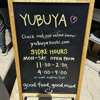 Yubuya - Hours - Japanese Near Me - Costa Mesa, California