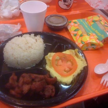 Jollibee - Tocino Breakfast ($5.25) + Peach/Mango Pie (2 for $3) - Fast Food Near Me - Las Vegas, Nevada