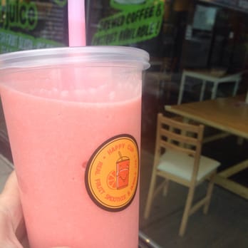 Happy Cup - Non-Dairy Strawberry Pineapple Slush. Jumbo $6.99. Yum. - Juice Bars & Smoothies Near Me - Calgary, Alberta Happy Cup - Non-Dairy Strawberry Pineapple Slush. Jumbo $6.99. Yum. - Juice Bars & Smoothies Near Me - Calgary, Alberta
