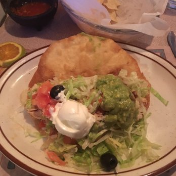 Ramon's Mexican Restaurant - Shredded chicken grande taco - Mexican Near Me - Rosamond, California