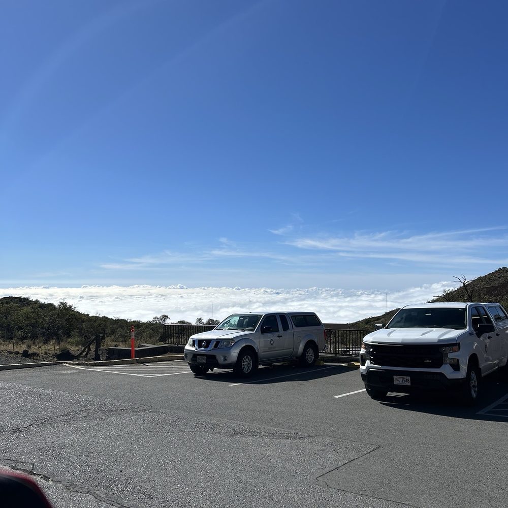 Visitors station parking lot Visitors station parking lot