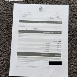 Volkswagen of Downtown LA - The actual amount we should have paid