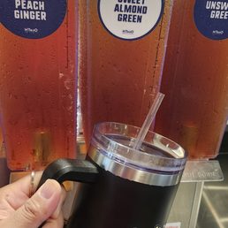 Bring your own stanley for a refill that stays cold all day!