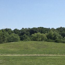 Dames Park - The walking path around the Indian burial mound includes plaques explaining its meaning and local Native American history.