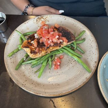 Riverstone Corner Bistro - Blackened salmon with asparagus - Comfort Food Near Me - Canton, Georgia Riverstone Corner Bistro - Blackened salmon with asparagus - Comfort Food Near Me - Canton, Georgia