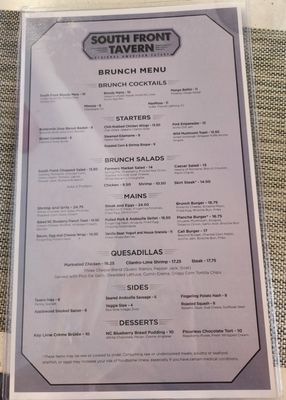 Menu photo 3 South Front Tavern Wilmington, NC Menu photo 3 South Front Tavern Wilmington, NC