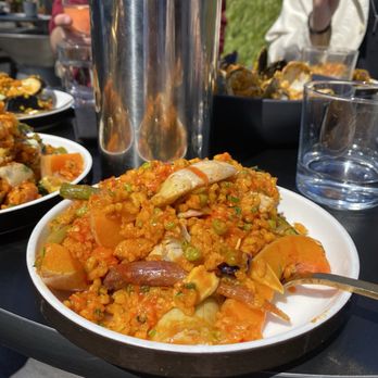 Charmaine’s - veggie paella - Lounges Near Me - San Francisco, California