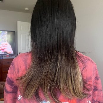 Cosmic Beauty - my hair before!! - Nail Salons Near Me - Kapolei, Hawaii