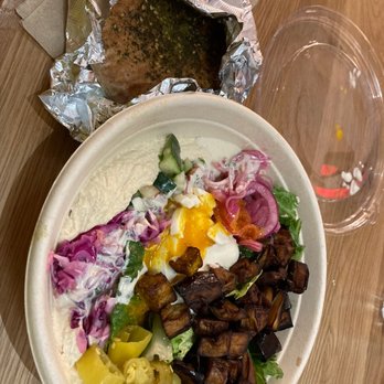 taim mediterranean kitchen - Park Slope - Eggplant Sabich Bowl - Mediterranean Near Me - Brooklyn, New York taim mediterranean kitchen - Park Slope - Eggplant Sabich Bowl - Mediterranean Near Me - Brooklyn, New York
