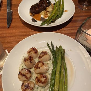Seasons 52 - Caramelized Grilled Sea Scallops and Wood - Grilled Filet Mignon - New American Near Me - Costa Mesa, California Seasons 52 - Caramelized Grilled Sea Scallops and Wood - Grilled Filet Mignon - New American Near Me - Costa Mesa, California