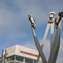 Very unique artwork in front