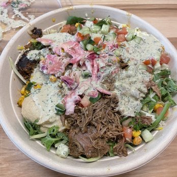 CAVA - braised lamb Greens  Grains Bowl - Mediterranean Near Me - Los Angeles, California