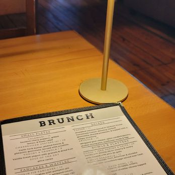 Jackson House - Brunch menu and tap control light - Desserts Near Me - Middletown, Delaware