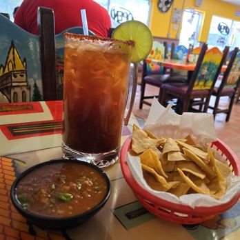 Taqueria Los Mexicanos - Complimentary chips and salsa. Michelada - Mexican Near Me - Stuart, Florida Taqueria Los Mexicanos - Complimentary chips and salsa. Michelada - Mexican Near Me - Stuart, Florida