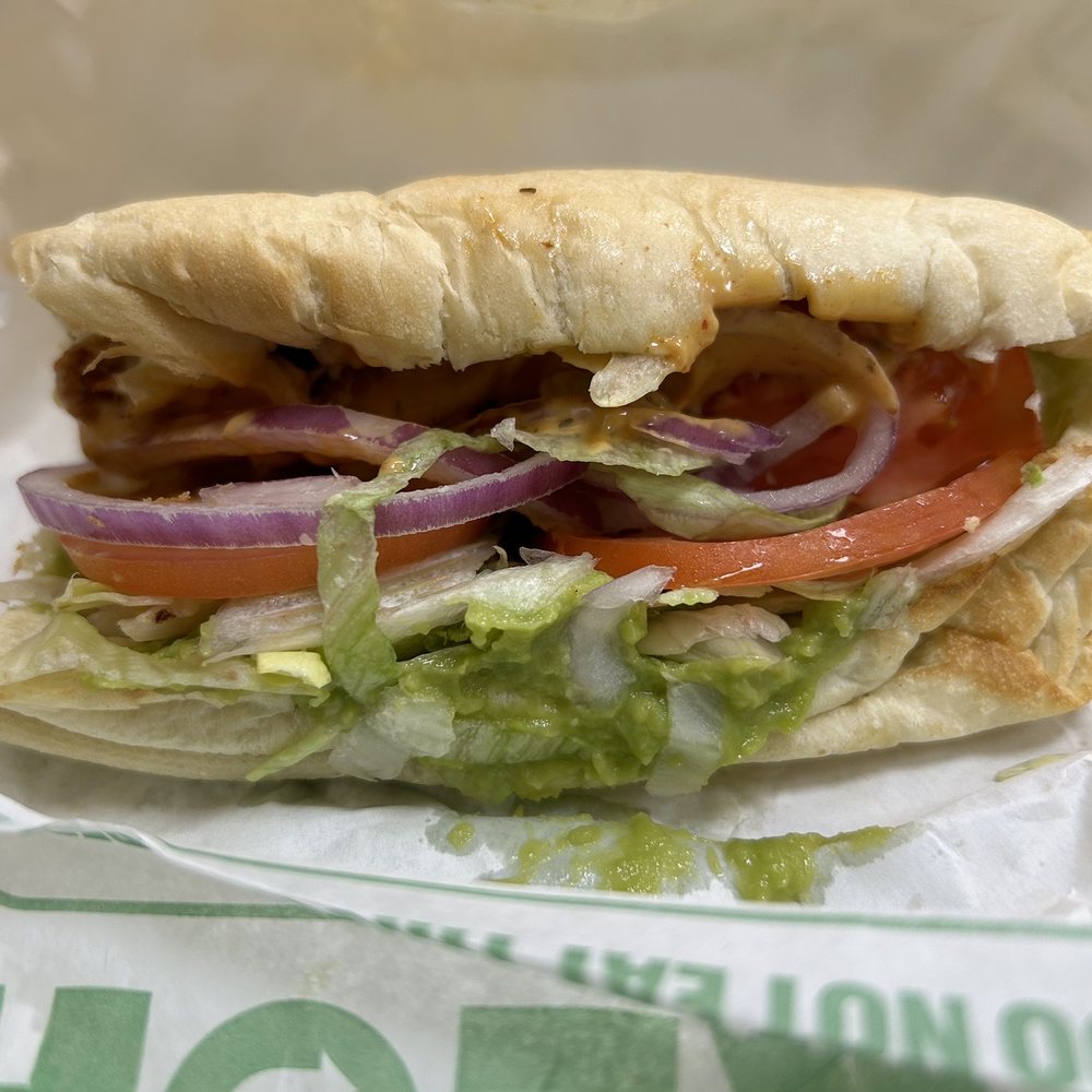 Subway - New Mexicali sub with rotisserie chicken, mashed avocado, and your choice of veggies. - Sandwiches Near Me - Franklin, Tennessee Subway - New Mexicali sub with rotisserie chicken, mashed avocado, and your choice of veggies. - Sandwiches Near Me - Franklin, Tennessee