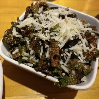 Salty Sow - Roasted Brussels Sprout leaves - American Near Me - Austin, Texas