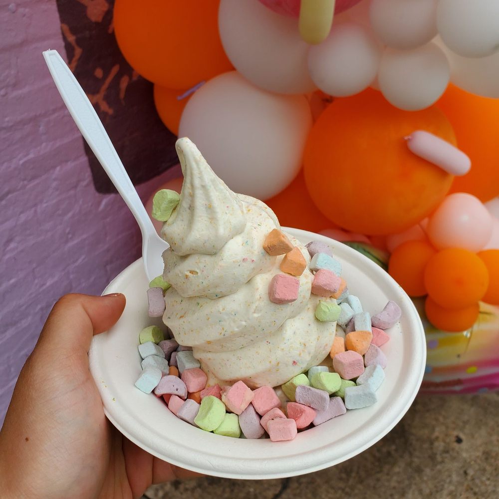 Bmore Licks - Cap'n Crunch Soft Serve with Lucky Charm Marshmellows - Ice Cream & Frozen Yogurt Near Me - Baltimore, Maryland Bmore Licks - Cap'n Crunch Soft Serve with Lucky Charm Marshmellows - Ice Cream & Frozen Yogurt Near Me - Baltimore, Maryland