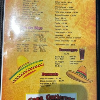 Casa Guitierrez - Mexican Near Me - Grove, Oklahoma