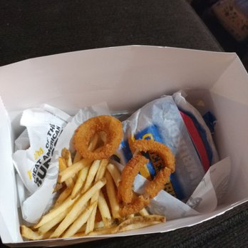 Carl's Jr - Two onion rings....two.. - Burgers Near Me - Clovis, California
