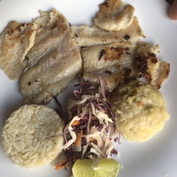 Las Campanas - Garlic fish with potato mash - Mexican Near Me - Valladolid, YUC Las Campanas - Garlic fish with potato mash - Mexican Near Me - Valladolid, YUC
