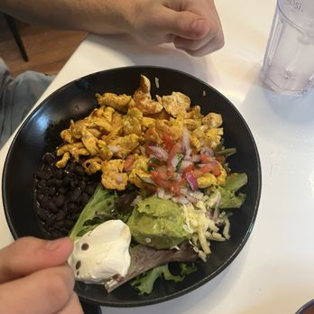 Me Encanta - My bf got a protein bowl - Mexican Near Me - Columbus, Georgia Me Encanta - My bf got a protein bowl - Mexican Near Me - Columbus, Georgia