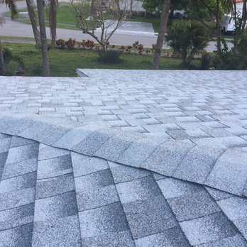 Liberty Roofing Group - Re roof shingle house project #2 this is GAF timberline 3D color birchwood. (Great product) - Roofing Near Me - Miami, Florida