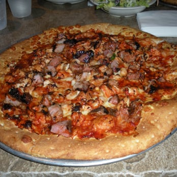 Stonefire Grill - 16" mesquite bbq chicken / tri tip combo pizza w/ no onion & cilantro - American Near Me - Thousand Oaks, California