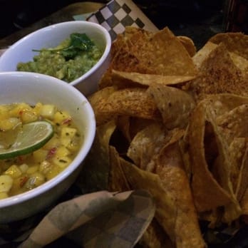 Kings Dining & Entertainment - Guac & mango salsa app - Bowling Near Me - Boston, Massachusetts