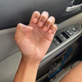 Magnolia Nails and Spa - Gel Nail in Creamy Peach - Nail Salons Near Me - Austin, Texas Magnolia Nails and Spa - Gel Nail in Creamy Peach - Nail Salons Near Me - Austin, Texas