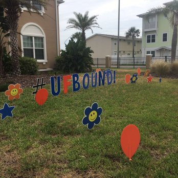 Big Yard Card - Create your own design. University of FL - Party & Event Planning Near Me - Jacksonville, Florida