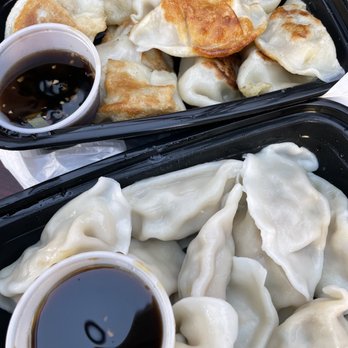 Dumpling House - Kimchi Pork Potstickers, Pork and Chive Dumplings - Chinese Near Me - Davis, California Dumpling House - Kimchi Pork Potstickers, Pork and Chive Dumplings - Chinese Near Me - Davis, California