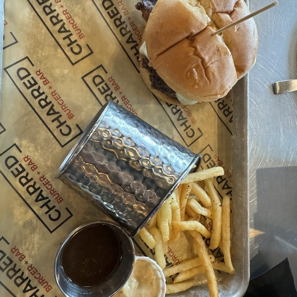 Charred Burger + Bar - French Dip Burger - Burgers Near Me - Omaha, Nebraska
