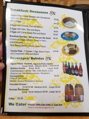 Menu photo 7 La Costa Del Sol San Jose, CA Menu photo 7 La Costa Del Sol San Jose, CA