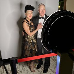 Uptown Event Booths - Glamour Booth backdrop