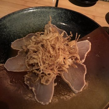 Sushi Roku - Seared Albacore with Crispy Onions - Sushi Bars Near Me - Pasadena, California