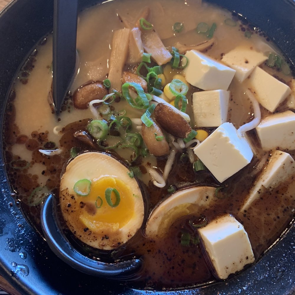Ramen 101 - Black Garlic Ramen with miso broth. - Ramen Near Me - Castro Valley, California Ramen 101 - Black Garlic Ramen with miso broth. - Ramen Near Me - Castro Valley, California