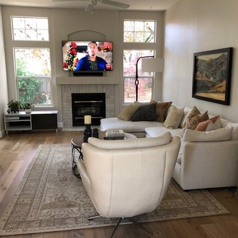 First Choice Custom Installations - TV & soundbar over my fireplace! - Security Systems Near Me